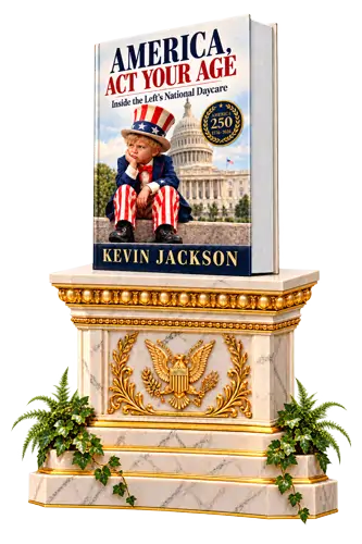America, Act Your Age by Kevin Jackson book cover