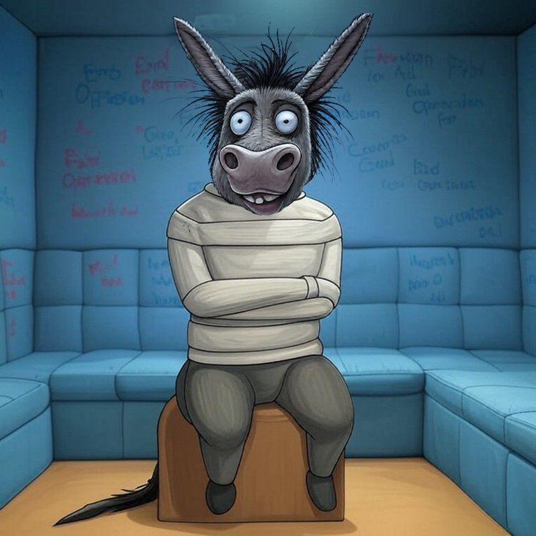 craycray donkey with head