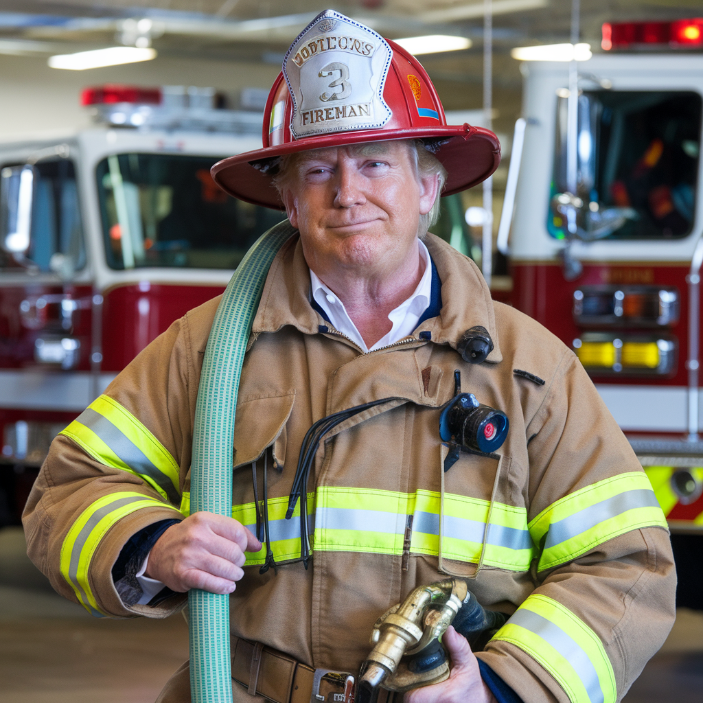 trump fireman