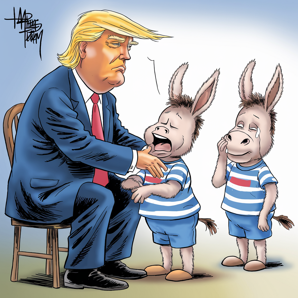 crying donkey
